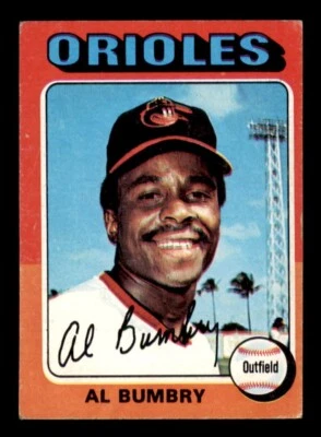 1975 Topps Mini Baseball #358 Al Bumbry VG - Image 1 of 2
