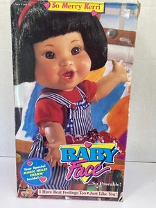 DE COLECCIÓN RARO GALOOB BABY FACE SO MERRY KERRI 1991 LINDO ROSTRO ROPA ORIGINAL ZAPATOS - Imagen 1 de 5