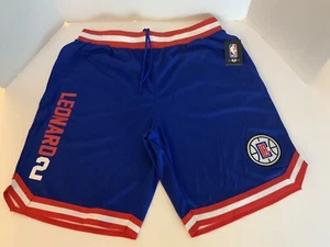 UNK NBA Los Angeles Clippers Basketball Shorts Kahwi XLarge NWT. - Picture 1 of 1