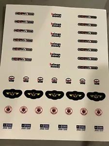 HOLMAN MOODY COMPETITION PROVEN AUTOLITE FORD DRAG TEAM NHRA 1/24 MODEL DECALS - Picture 1 of 13