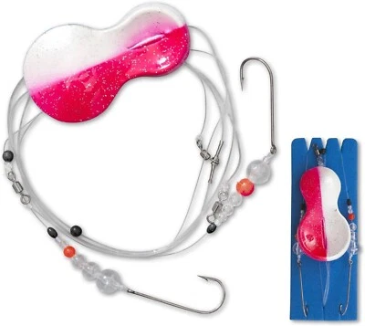 Flatty Teaser Inline Rig - fertig montiert 50g / Farbe perlweiß-pink - Bild 1 von 2