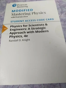 Physics for Scientist & Engineers A Strategic Approach w Modern Physics 4E Code - Picture 1 of 4
