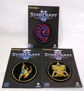 J!nx Licensed Blizzard Entertainment Starcraft Patch Lot of 3 - Picture 1 of 2