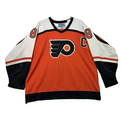 Eric Lindros 88 Philadelphia Fylers Sweater Vntg Starter NHL Hockey Jersey XXL - Image 1 of 4