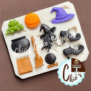Witch / Halloween Themed Silicone Mold - Picture 1 of 10