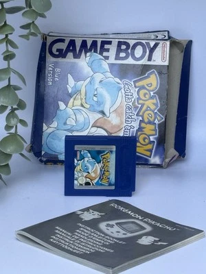 Pokemon BLUE Version  Nintendo Game Boy PAL Game Original Boxed - Image 1 of 4