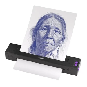 2025 Upgraded P19 Thermal Tattoo Printer with 20 Tattoo Transfer Papers, Real... - Picture 1 of 7