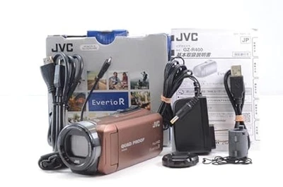 JVC Everio R QUAD PROOF GZ-R400 T Video Camera Camcorder 40x Optical Brown W/Box - Image 1 of 4