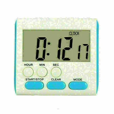 LCD Hour Minute Second Count Up Countdown Digital Kitchen Timer Loud Alarm - Image 1 of 4