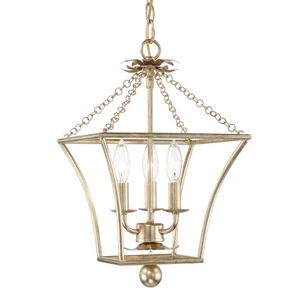 Broche 3-Light Pendant Light in Antique Gold - Picture 1 of 1
