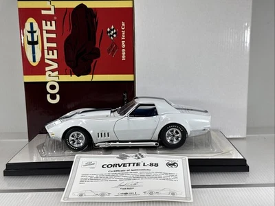 1/18 Carousel 1 1969 Corvette L-88 GM Test Car White Blue RARE 4603 - Image 1 of 4