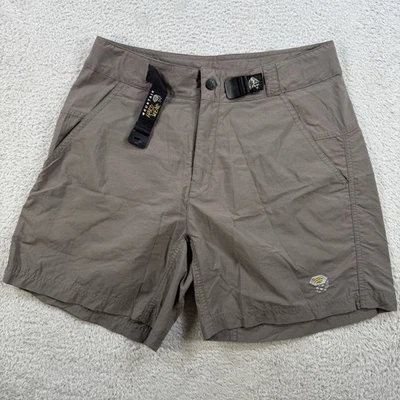 Shorts Mountain Hardwear Masculino Pequeno Bronzeado Cinto Leve Nylon Caminhada Chino - Imagem 1 de 4