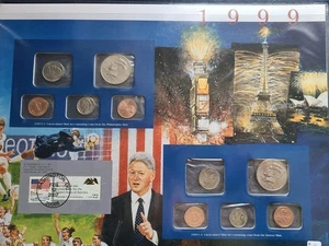 1999 U.S. POSTAL COMMEMORATIVE SOCIETY MINT 2 DESCRIPTION PANELS #U196 - Picture 1 of 4