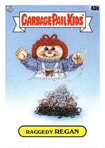 2022 Topps Garbage Pail Kids: Book Worms #43b Raggedy Regan - Picture 1 of 2