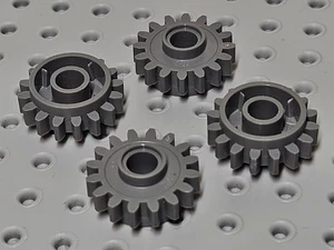 Lego Technic engranaje engranaje engranaje z16 dientes con embrague [6542] moderno gris oscuro x4 - Imagen 1 de 8
