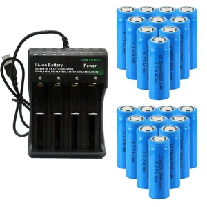 26650 Battery 6000mAh 3.7V Rechargeable Cell Batteries For Flashlight Torch Lot - Bild 1 von 13
