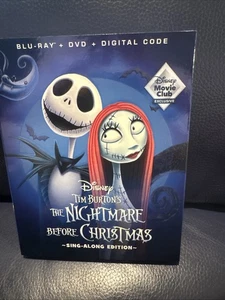 BRAND NEW The Nightmare Before Christmas Sing-Along Edition Blu-Ray/DVD/Digital - Picture 1 of 2