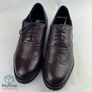 Rockport DressSports Herren Leder elegante Schuhe braun Größe 9,5 W Vibram Sohle - Bild 1 von 10