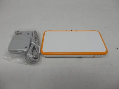 Nintendo 2DS XL Orange White Handheld With Stylus & Charger Tested Works JAN-001 - Image 1 of 4