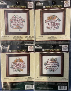 Menge 4 Maria Engelbreit Kreuzstich Sets - Brandneu - Bild 1 von 5