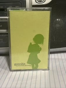Goreshit my love feels all wrong Official Cassette Kitty on Fire Rare - Picture 1 of 6