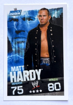 2009 WWE Topps Slam Attax Evolution TCG #091 MATT HARDY Smack Down Cards - Image 1 of 4