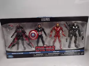 Disney Store Marvel Captain America Civil War 4-Pack Action Figures - Picture 1 of 4