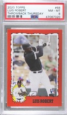 2020 Throwback Thursday #TBT Online Exclusive /666 Luis Robert PSA 8 Rookie RC