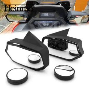 For 2023-2024 XMAX 300 Rearview Side Mirrors Motorcycle Handle Bar End - Picture 1 of 6