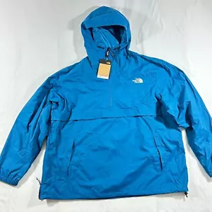 NUEVO CON ETIQUETAS The North Face Para hombres Antora Sudadera con Capucha Chaqueta de Lluvia Húmeda Azul 2XL #65 - Imagen 1 de 9