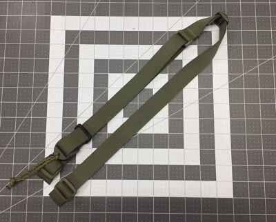 LIVESOUTSIDE.COM LIVESOUTSIDE *DEFECT* Camo Green Quick Adjust 2 Point Sling Coyote Tactical!