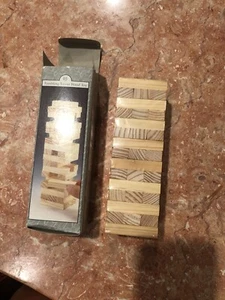 TUMBLING TOWER WOOD TOY VINTAGE NEW By ArtMark classic creations collection - Picture 1 of 4