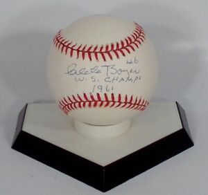 Clete Boyer Signed OAL Baseball (JSA), w/"W.S. Champs 1961" Inscription, Yankees