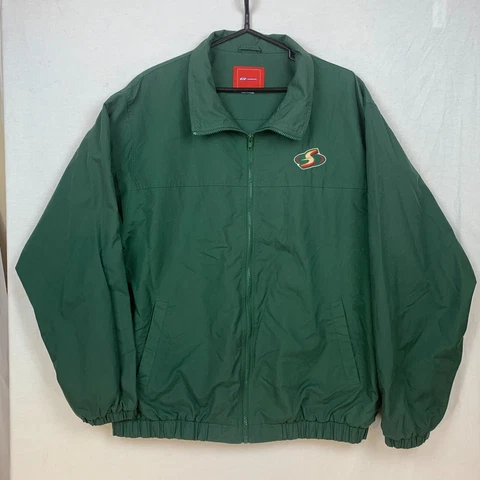 Vintage Reebok Seattle Supersonics Mens XL Green Winbreaker NBA Cover