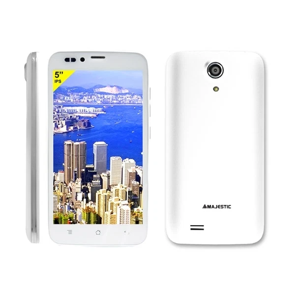 MAJESTIC CRONO 43 SMARTPHONE 5” QUAD CORE 1.3GHz ANDROID, DUAL SIM COLORE BIANCO - Immagine 1 di 1