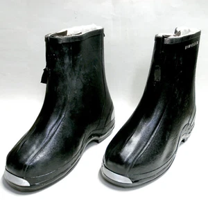 SNOWGEAR Men 14 Women 16 FLEECE LINED NO 17 ZIPPERED STUDDED SNOW GEAR OVERSHOES - Picture 1 of 12