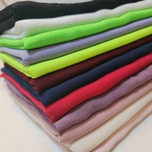Plain Chiffon Sheer Fabric Dress Wedding Drape Costume Material Meter 58" Meter - Picture 1 of 111
