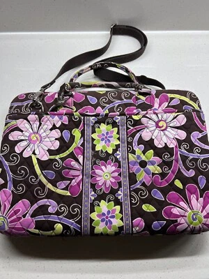 Vera Bradley Hard Sided Laptop Bag Case with shoulder strap - Image 1 of 3