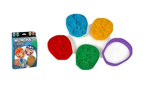 Juego de Cortadores de Galletas y Estampillas Libre FRED Muncha Luchador Mexicano Nuevo en Caja Niños - Imagen 1 de 1