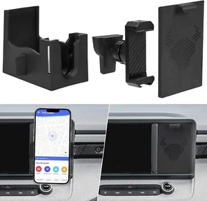 Cubby Phone Mount Cubby Storage Compatible with Ford Maverick 2024 2023 2022 Tru - Picture 1 of 8