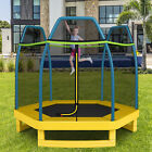 Mini Round Bounce Jumper 7FT Kids Trampoline Recreational Trampoline Kids Gift