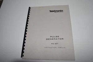 TEKTRONIX PG501 PULSE GENERATOR INSTRUCTION MANUAL (BOOK 422) - Picture 1 of 1