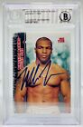 Mike Tyson Signed 2010 Ringside Boxing Round 1 #54 Card Beckett BAS Slabbed