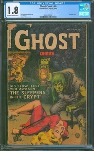 Ghost Comics #6 ⭐ CGC 1.8 ⭐ Golden Age Pre-Code Horror Fiction House Comic 1953 - Picture 1 of 2