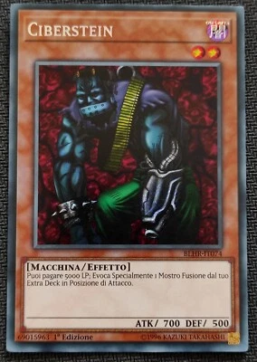 CIBERSTEIN (Cyber-Stein) rara Segreta BLHR IT074 1 Ed YU-GI-OH!  - Immagine 1 di 3
