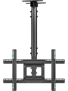 ONKRON Ceiling TV Mount Hanging TV Bracket for 32'' - 70'' up to 150 lbs, Black - Picture 1 of 10