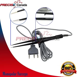 Fórceps monopolares Potts Smith, interruptor manual con cable fijo de 3 mtr, EL-085 - Imagen 1 de 3