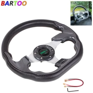 For Club Car Precedent Golf Car Black 13" Golf Cart Steering Wheel - Picture 1 of 10
