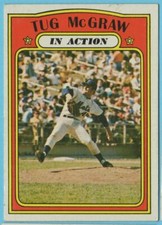 1972 Topps Tug McGraw #164 New York Mets