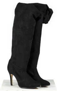 Raye Black Over The Knee Boot UK 8 EU 41 👠 - Picture 1 of 5